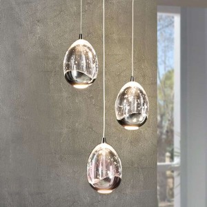 Trzypunktowa lampa wisząca LED