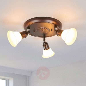 Rustykalna lampa sufitowa Elma