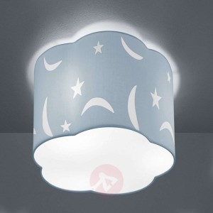 Lampa sufitowa Moony 25 cm niebieski pastel
