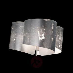 Efektowna lampa sufitowa Papiro srebrna