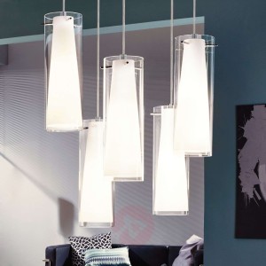 Lampa wisząca PINTO, 5-punktowa