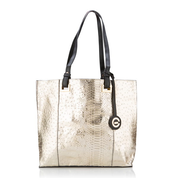 Elizabeth Grant Pewter Tote Bag