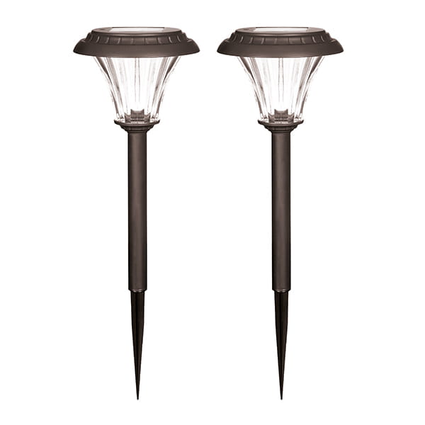 Duracell Solar LED Garden Pathway Lights Large (Twin Pack)