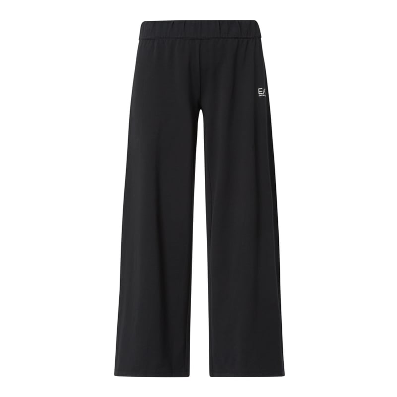 Spodnie typu track pants z szerokimi nogawkami
