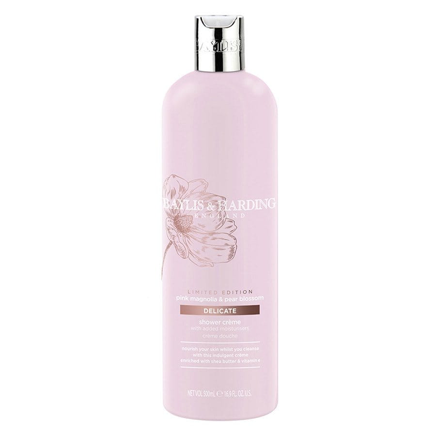 Baylis & Harding Pink Magnolia & Pear Blossom Moisturizing Shower Cream (500 ml)